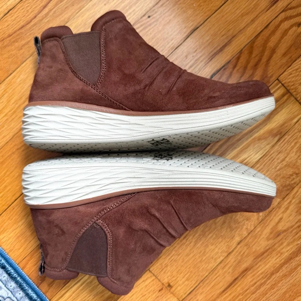 Ryka Niah Animal Banana Bread Water Repellent Ankle Boots Women’s Size 7.5
